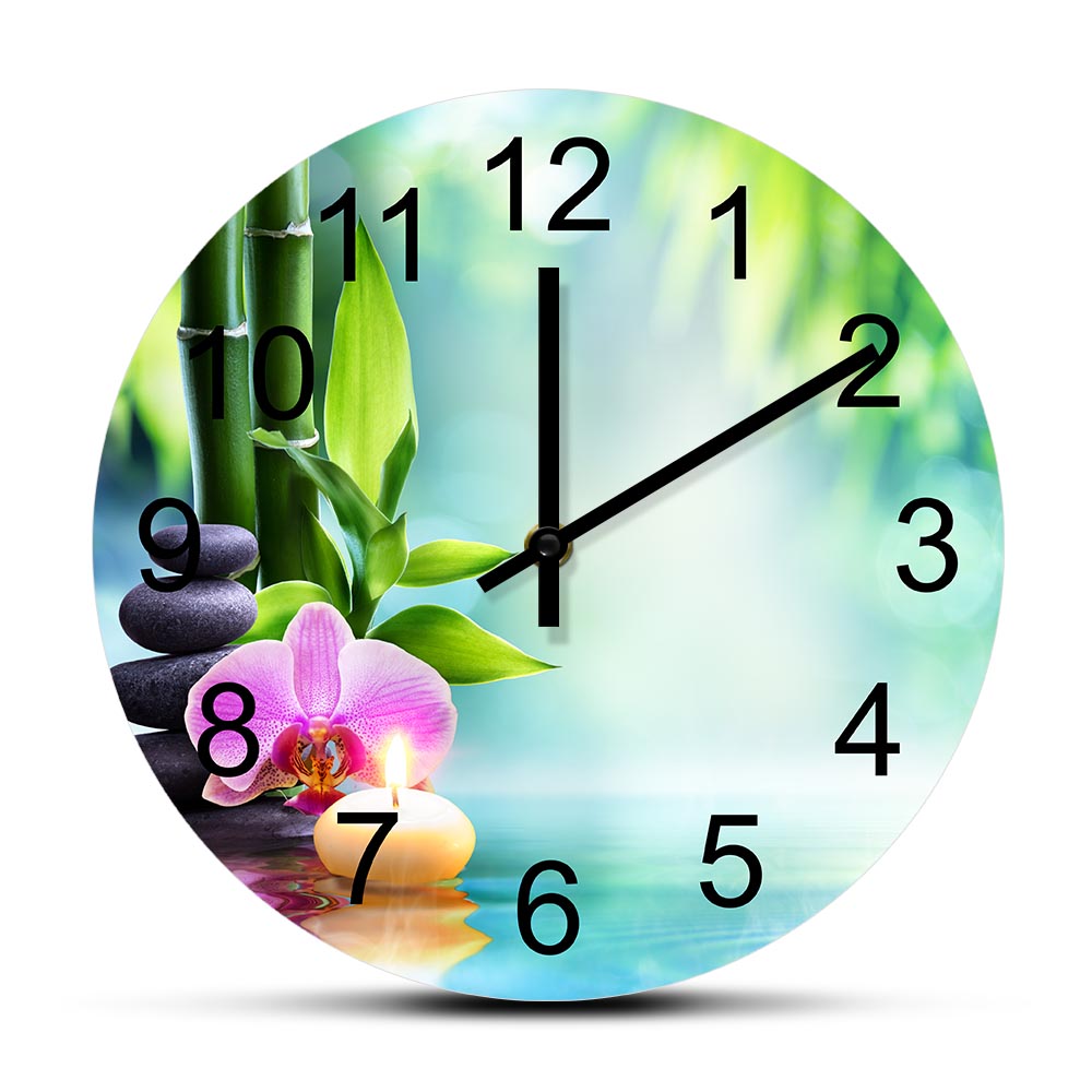 Spa Wellness Salon - Sage fleur de Lotus Zen pierres
