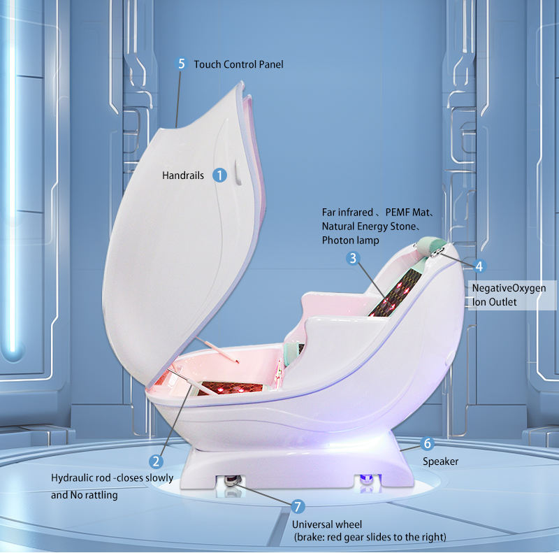 Spa Wellness Salon - Capsule de spa assise à infrarouge