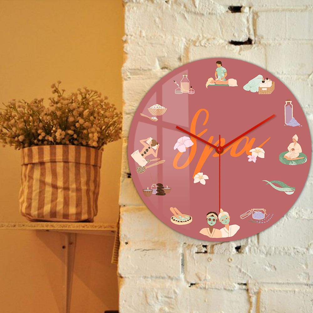 Horloge murale silencieuse à q - Spa Wellness Salon avis et prix