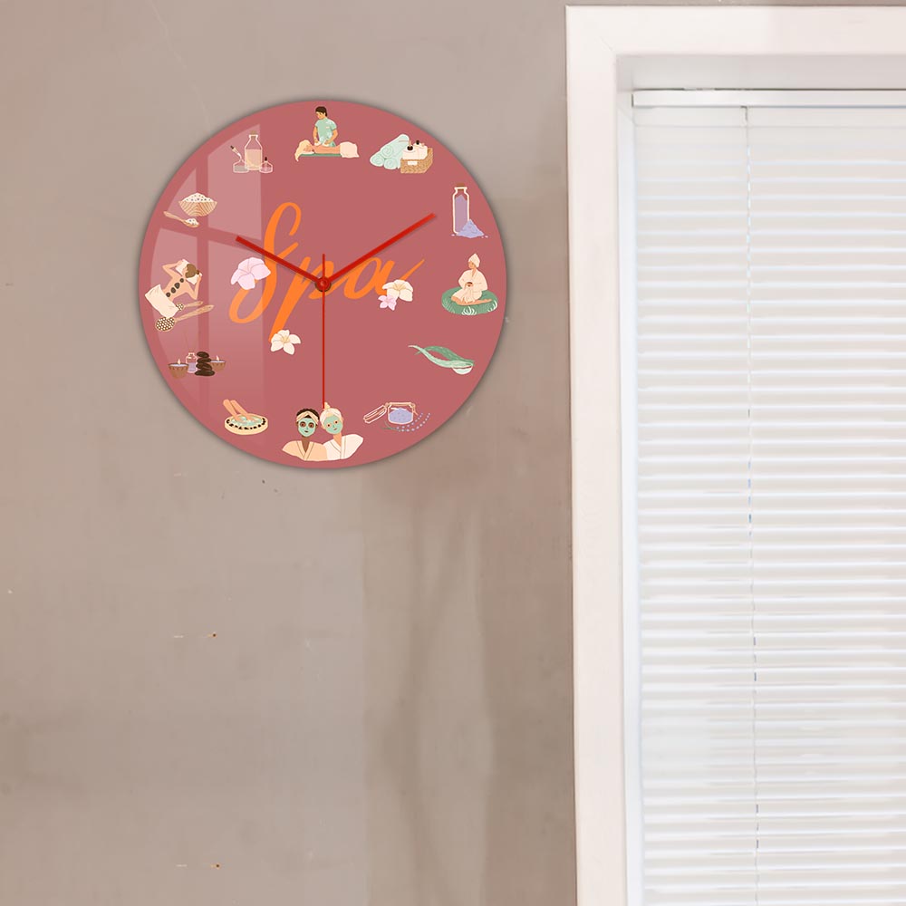Horloge murale silencieuse à q - Spa Wellness Salon avis et prix
