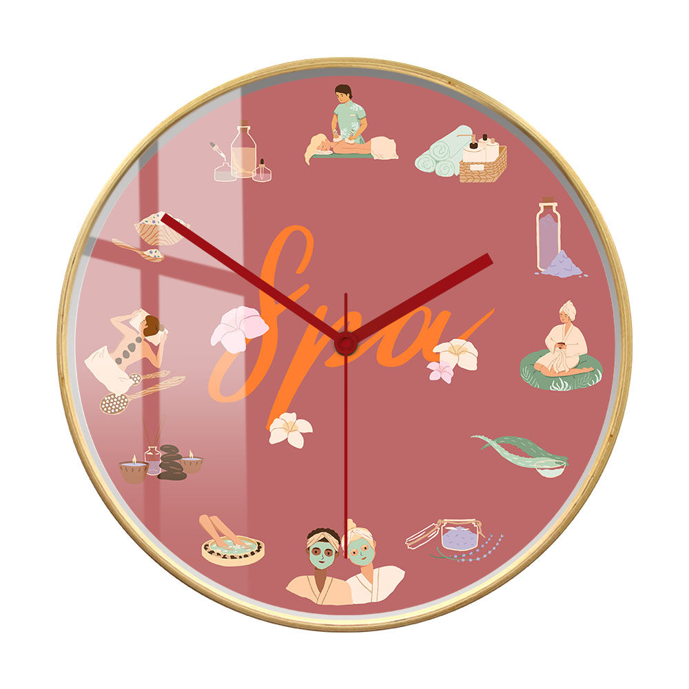 Horloge murale silencieuse à q - Spa Wellness Salon avis et prix